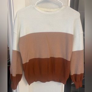 neutral sweater